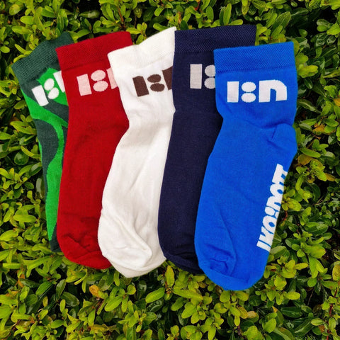 chaussettes en coton bio taille mi-hautes IKO:NOTT plusieurs coloris