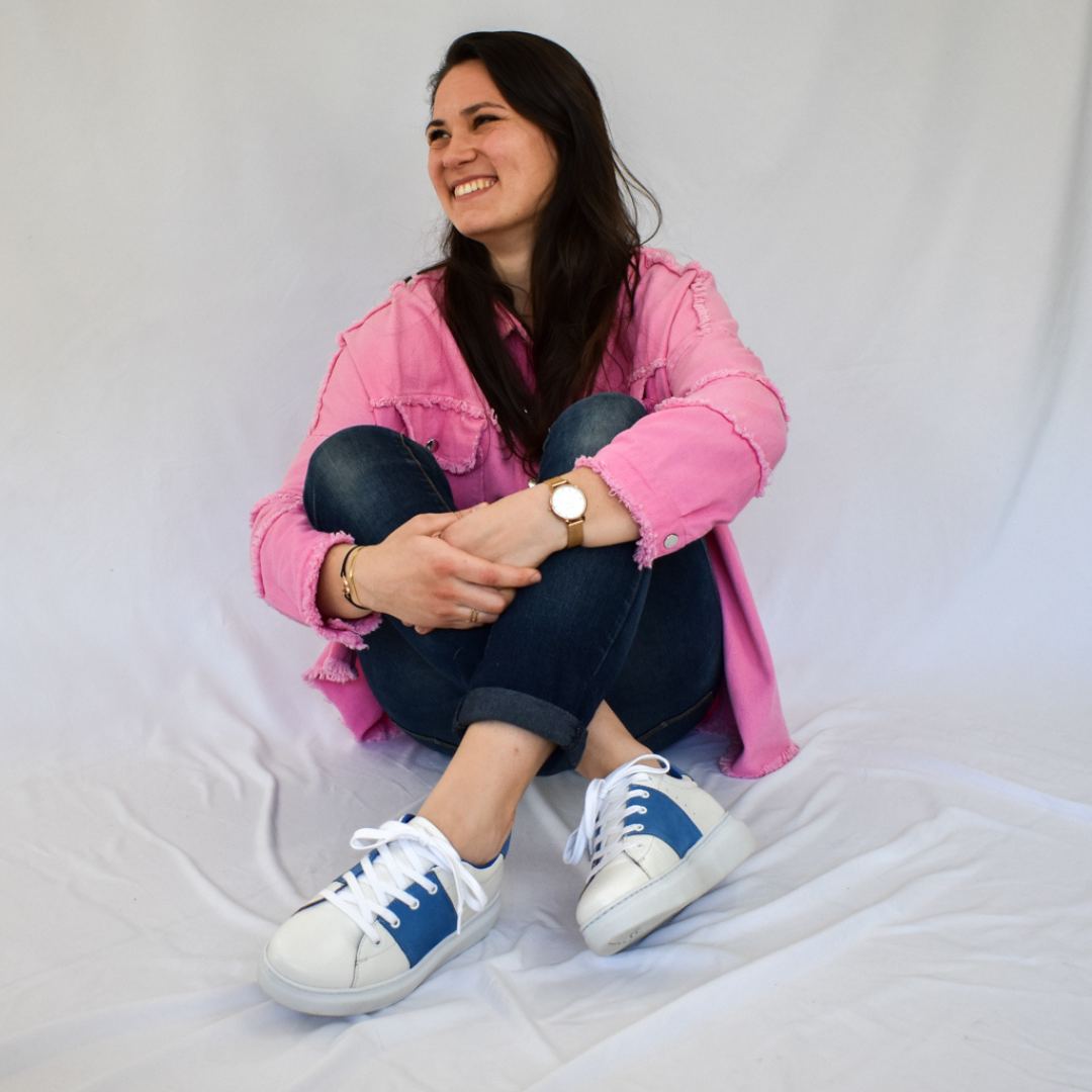 Superstar top bleu indigo